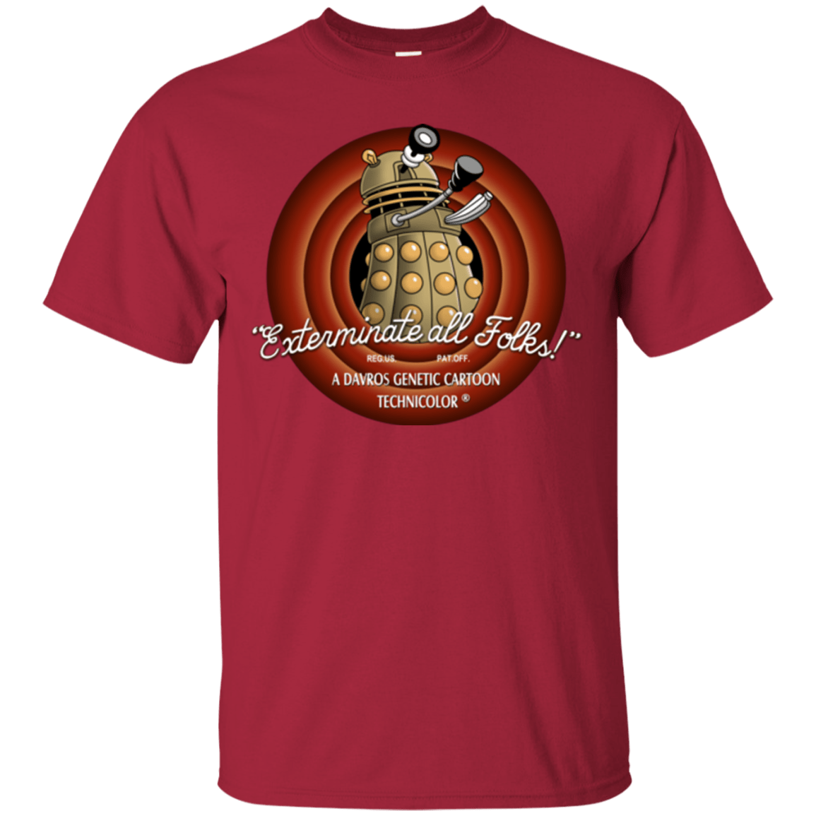 T-Shirts Cardinal / Small Exterminate All Folks T-Shirt