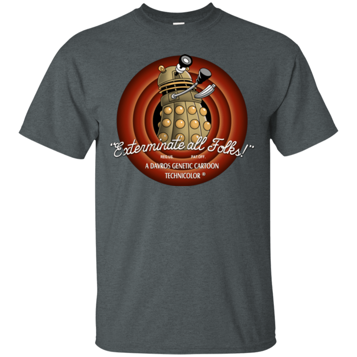 T-Shirts Dark Heather / Small Exterminate All Folks T-Shirt