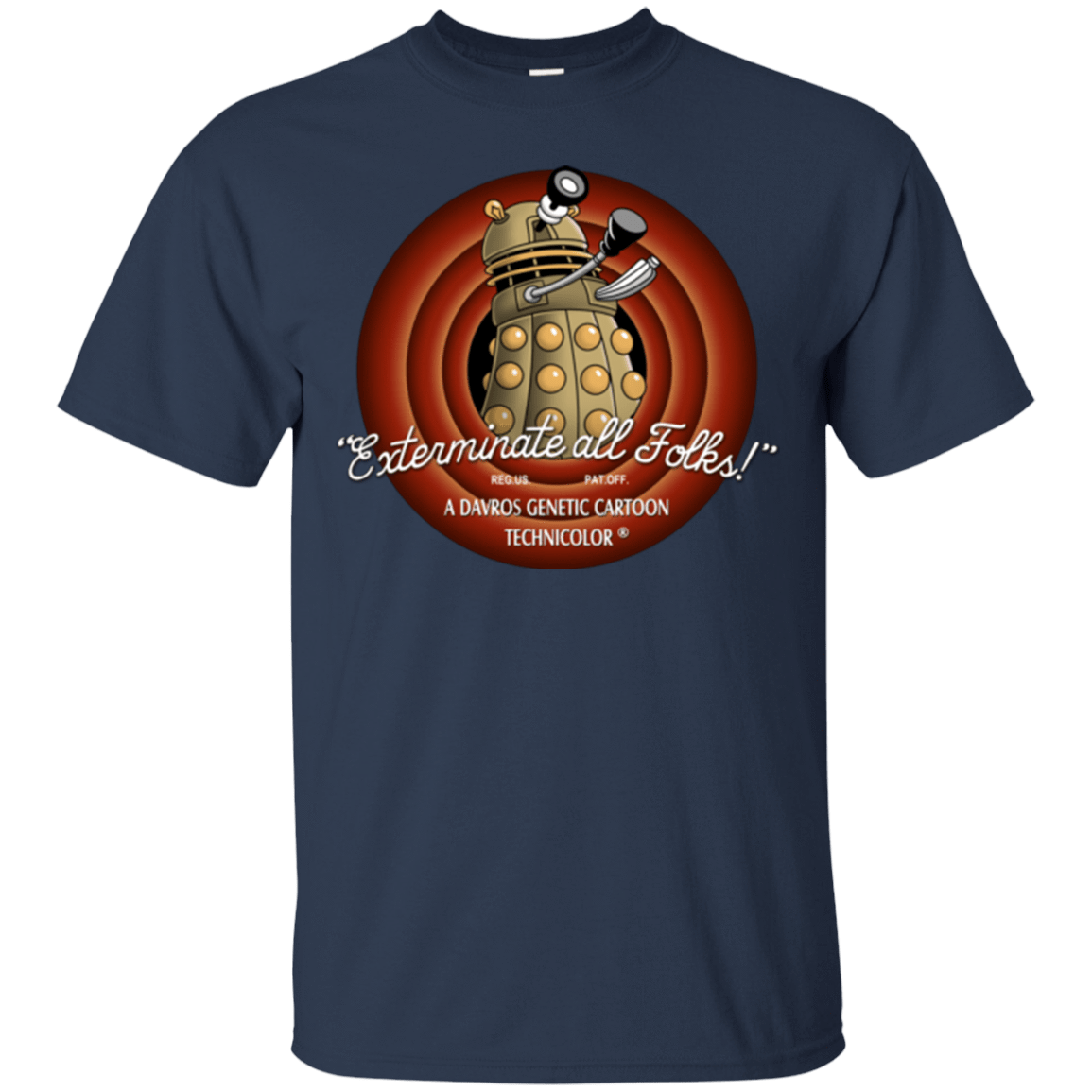 T-Shirts Navy / Small Exterminate All Folks T-Shirt