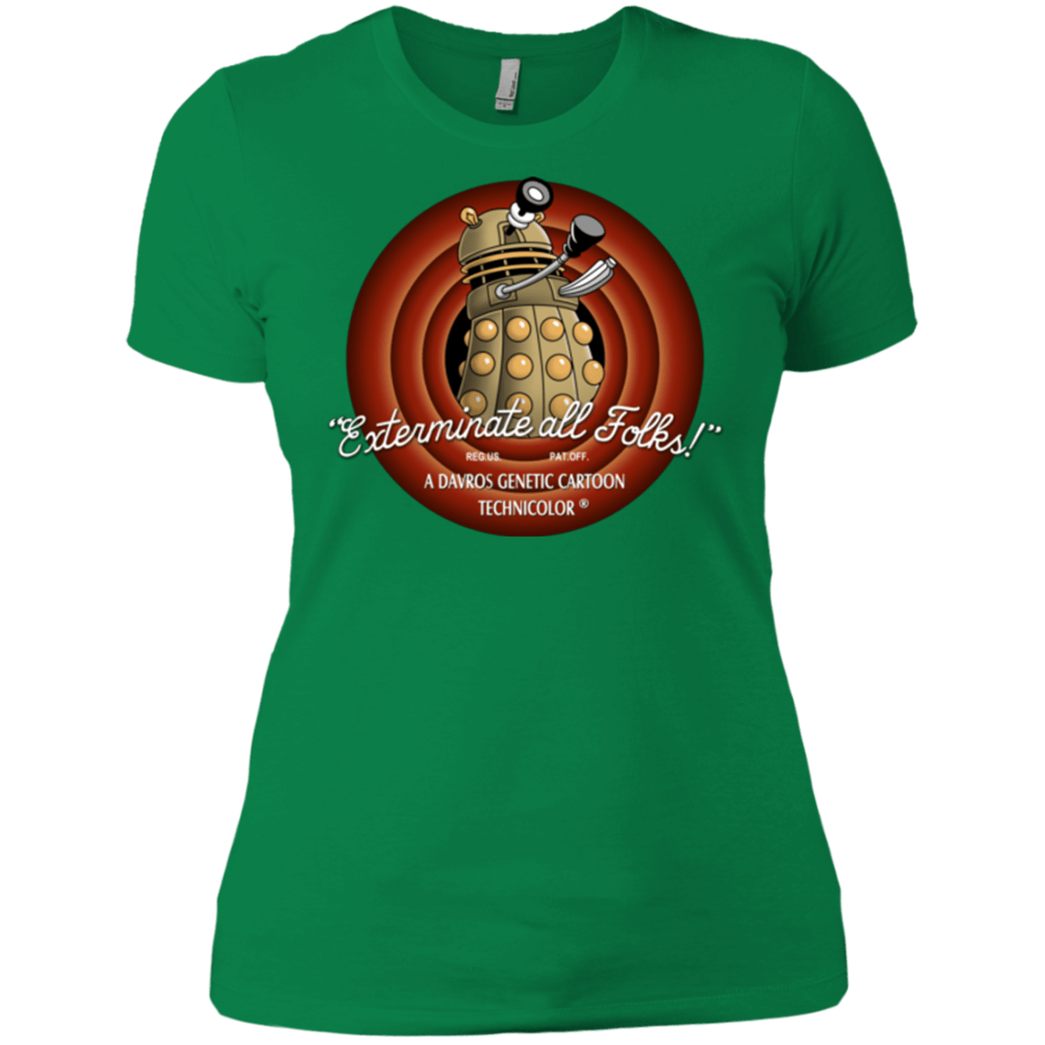 T-Shirts Kelly Green / X-Small Exterminate All Folks Women's Premium T-Shirt