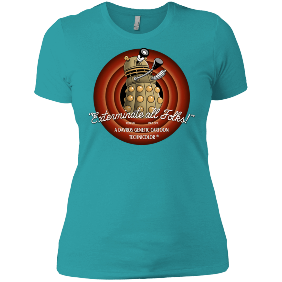 T-Shirts Tahiti Blue / X-Small Exterminate All Folks Women's Premium T-Shirt