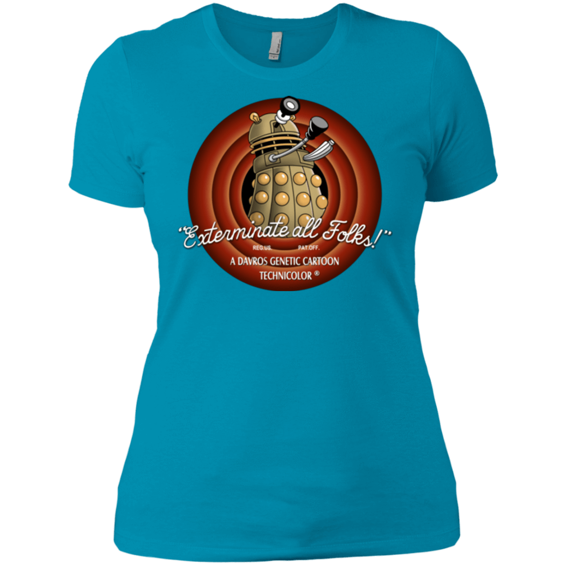T-Shirts Turquoise / X-Small Exterminate All Folks Women's Premium T-Shirt