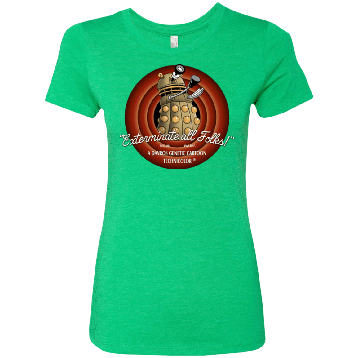 T-Shirts Envy / Small Exterminate All Folks Women's Triblend T-Shirt
