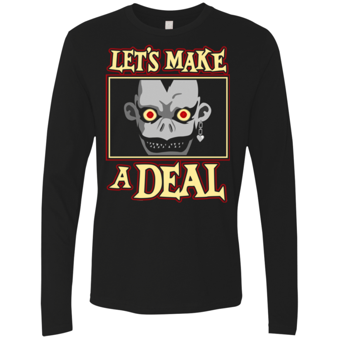 T-Shirts Black / Small Eye Deal Men's Premium Long Sleeve