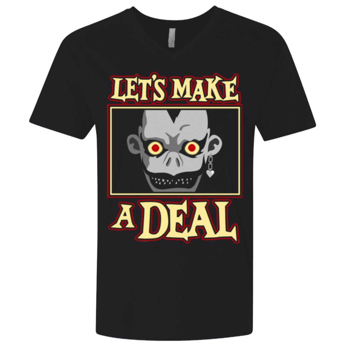 T-Shirts Black / X-Small Eye Deal Men's Premium V-Neck