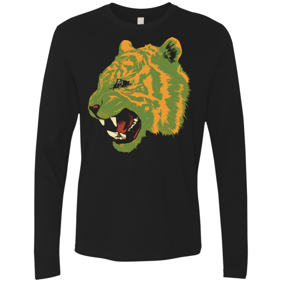 T-Shirts Black / Small Eye Of The Tiger Men's Premium Long Sleeve