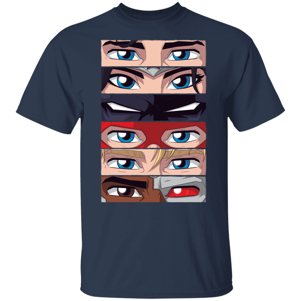 T-Shirts Navy / YXS Eyes Of Justice Youth T-Shirt