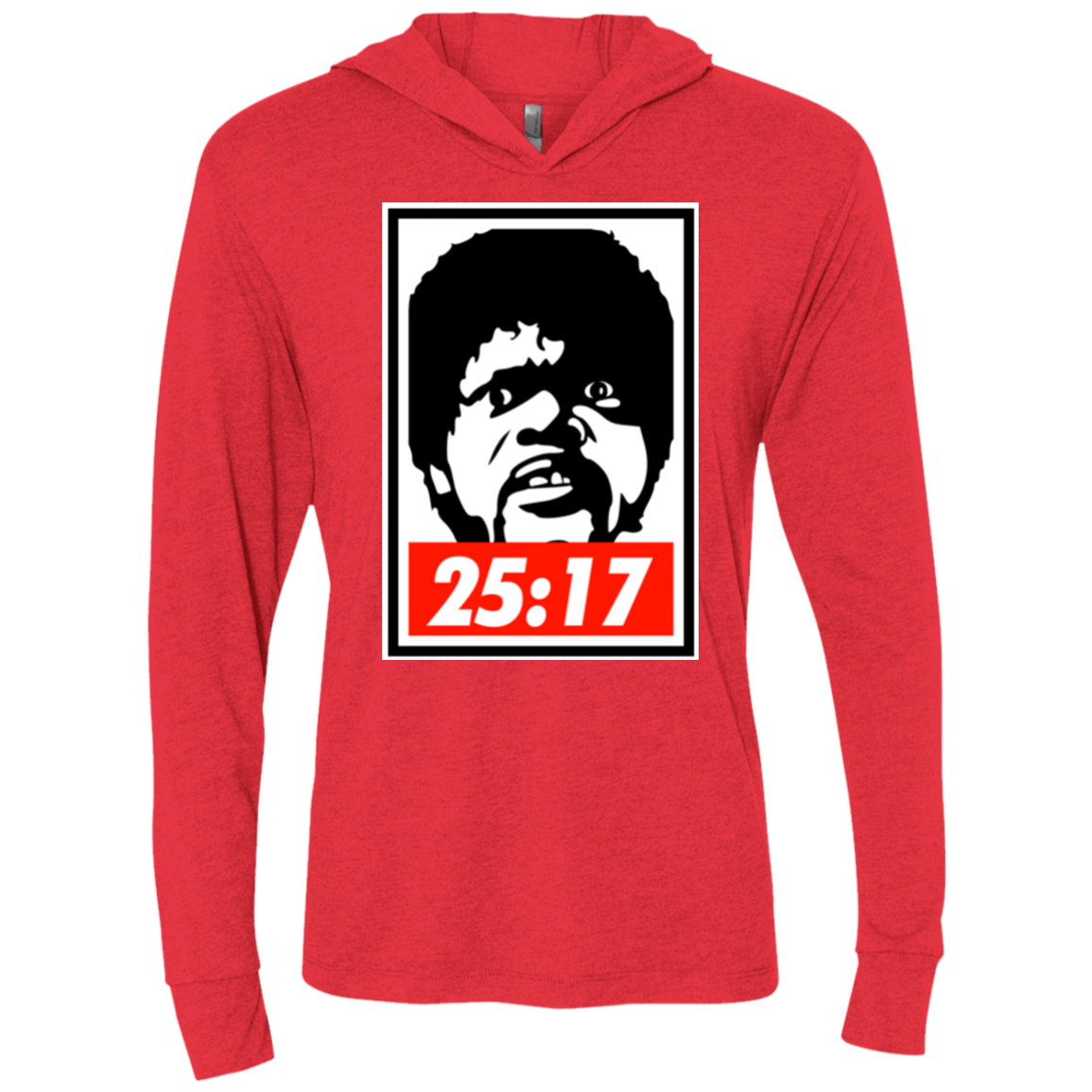 T-Shirts Vintage Red / X-Small Ezekiel rules Triblend Long Sleeve Hoodie Tee