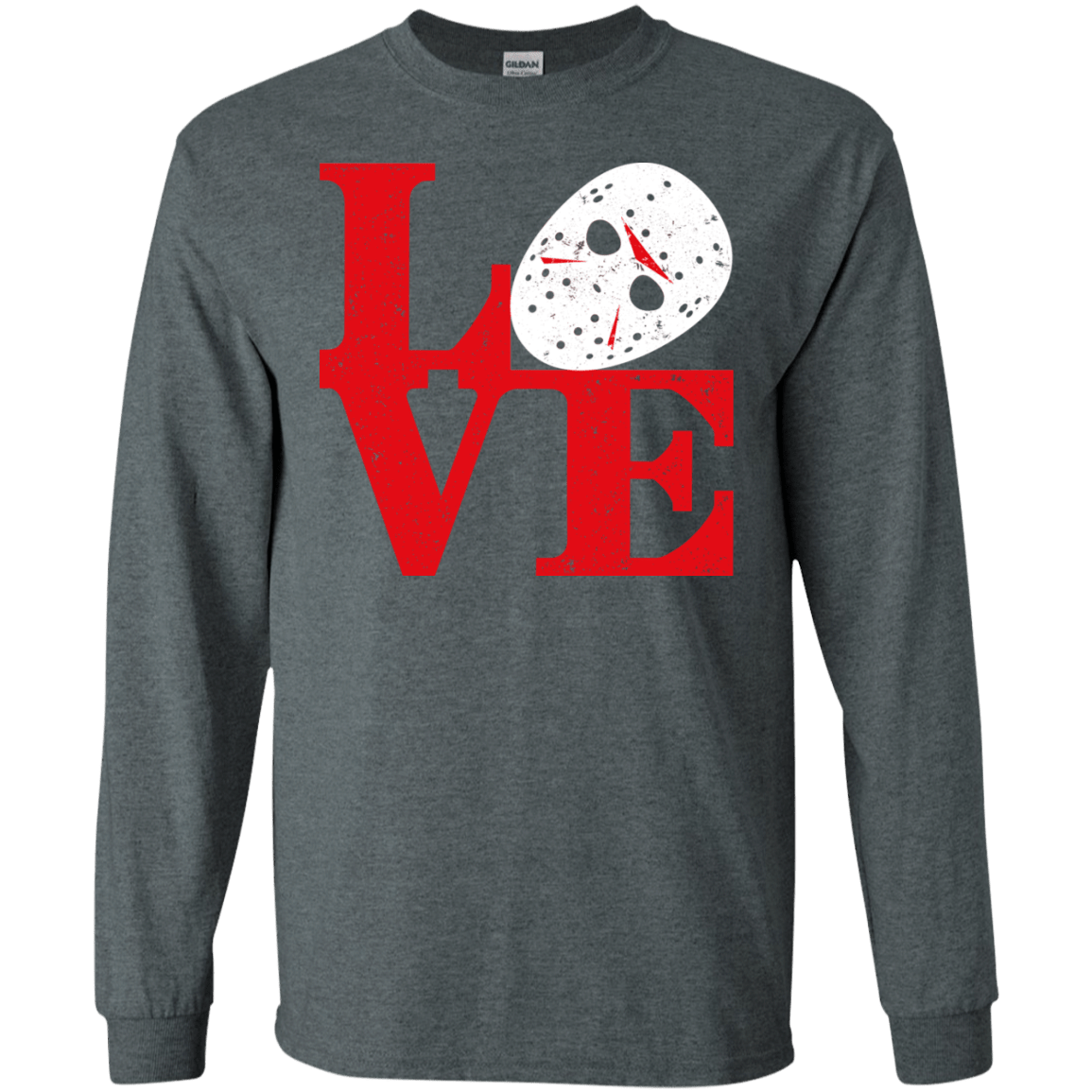 T-Shirts Dark Heather / S F13 Love Men's Long Sleeve T-Shirt