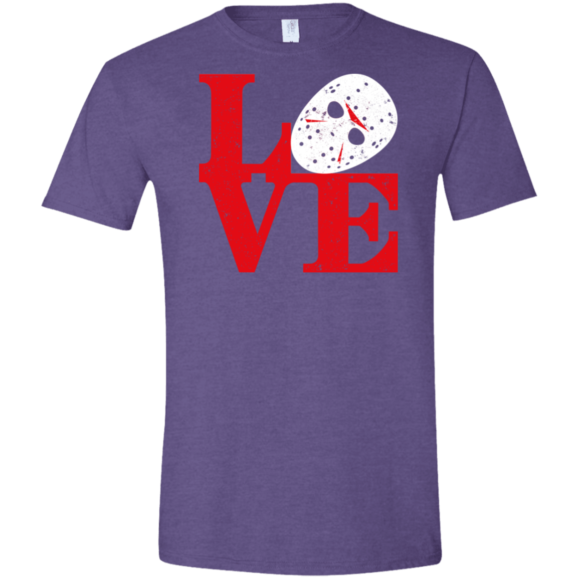 T-Shirts Heather Purple / S F13 Love Men's Semi-Fitted Softstyle