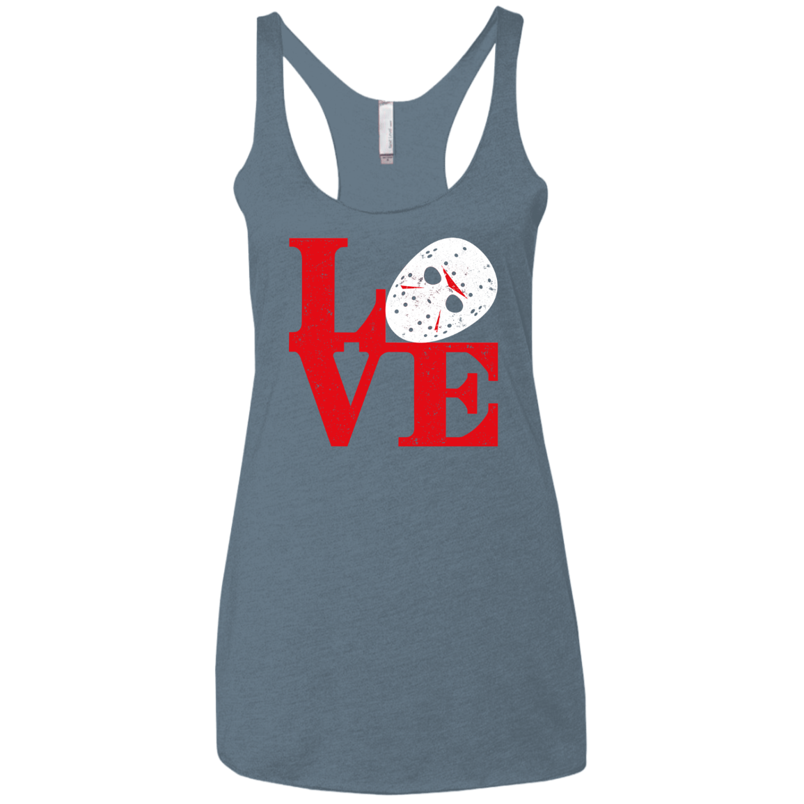 T-Shirts Indigo / X-Small F13 Love Women's Triblend Racerback Tank