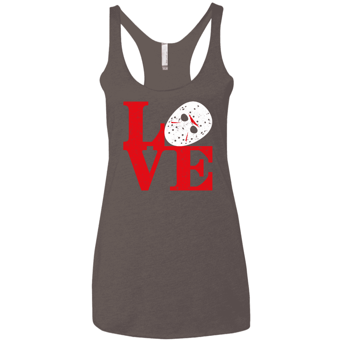 T-Shirts Macchiato / X-Small F13 Love Women's Triblend Racerback Tank