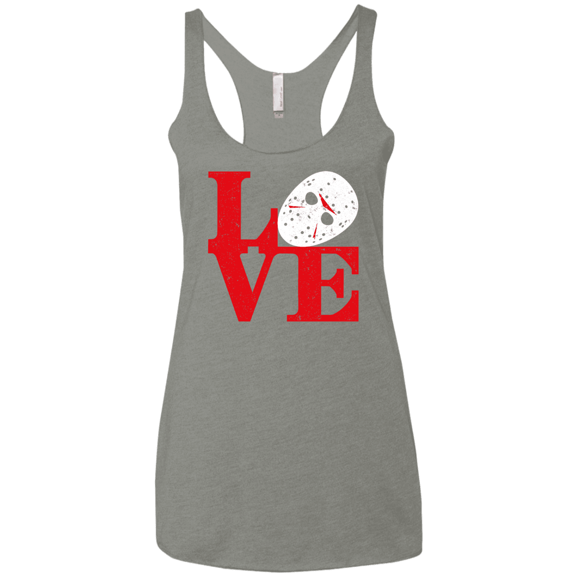 T-Shirts Venetian Grey / X-Small F13 Love Women's Triblend Racerback Tank