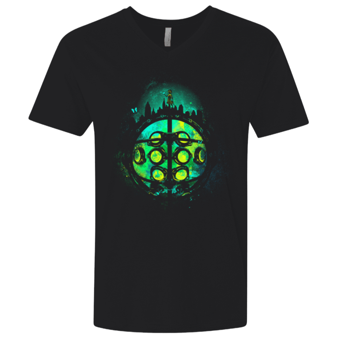 T-Shirts Black / X-Small Face of Rapture Men's Premium V-Neck