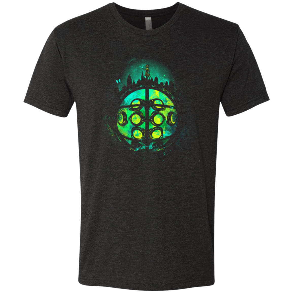 T-Shirts Vintage Black / Small Face of Rapture Men's Triblend T-Shirt