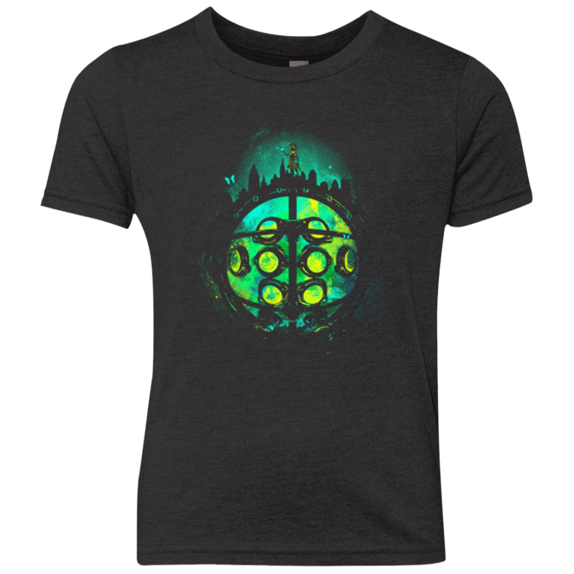 T-Shirts Vintage Black / YXS Face of Rapture Youth Triblend T-Shirt