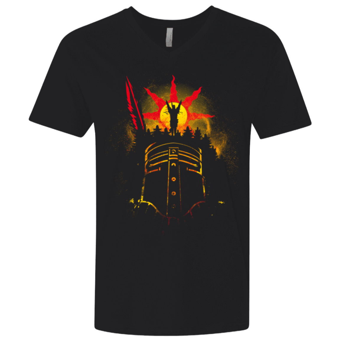 T-Shirts Black / X-Small Face of The Sun Men's Premium V-Neck