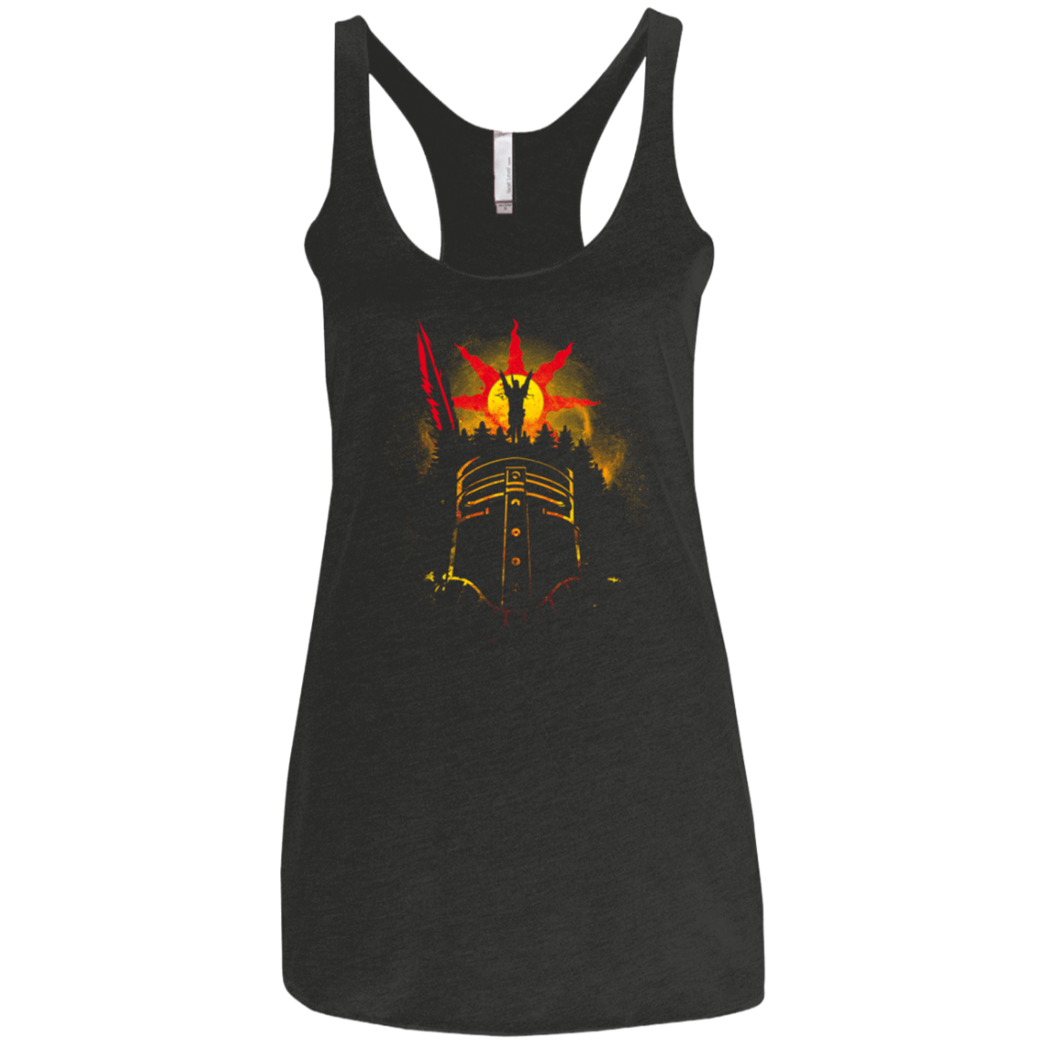 T-Shirts Vintage Black / X-Small Face of The Sun Women's Triblend Racerback Tank