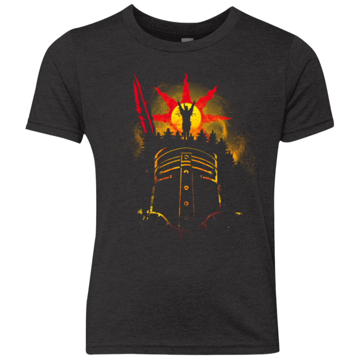 T-Shirts Vintage Black / YXS Face of The Sun Youth Triblend T-Shirt