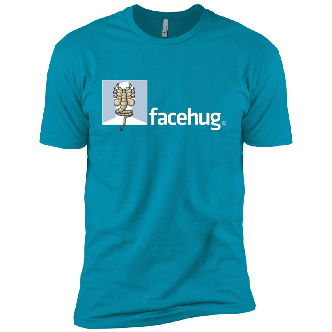 T-Shirts Turquoise / YXS FACEHUG Boys Premium T-Shirt