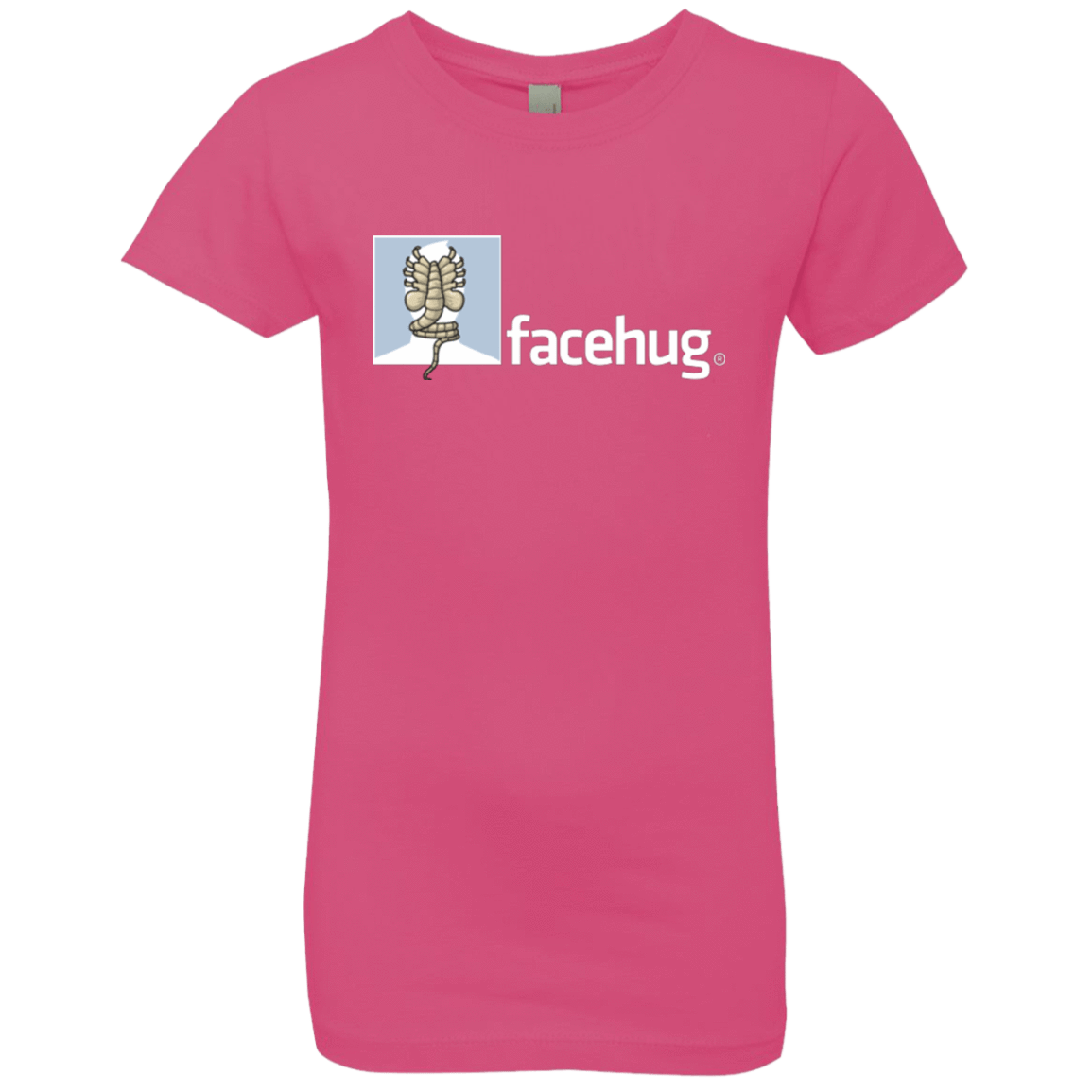 T-Shirts Hot Pink / YXS FACEHUG Girls Premium T-Shirt