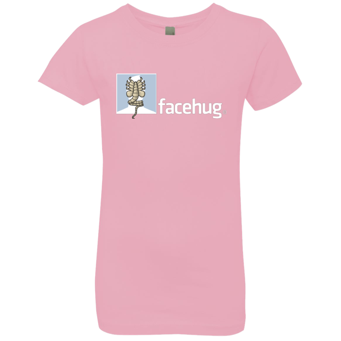 T-Shirts Light Pink / YXS FACEHUG Girls Premium T-Shirt