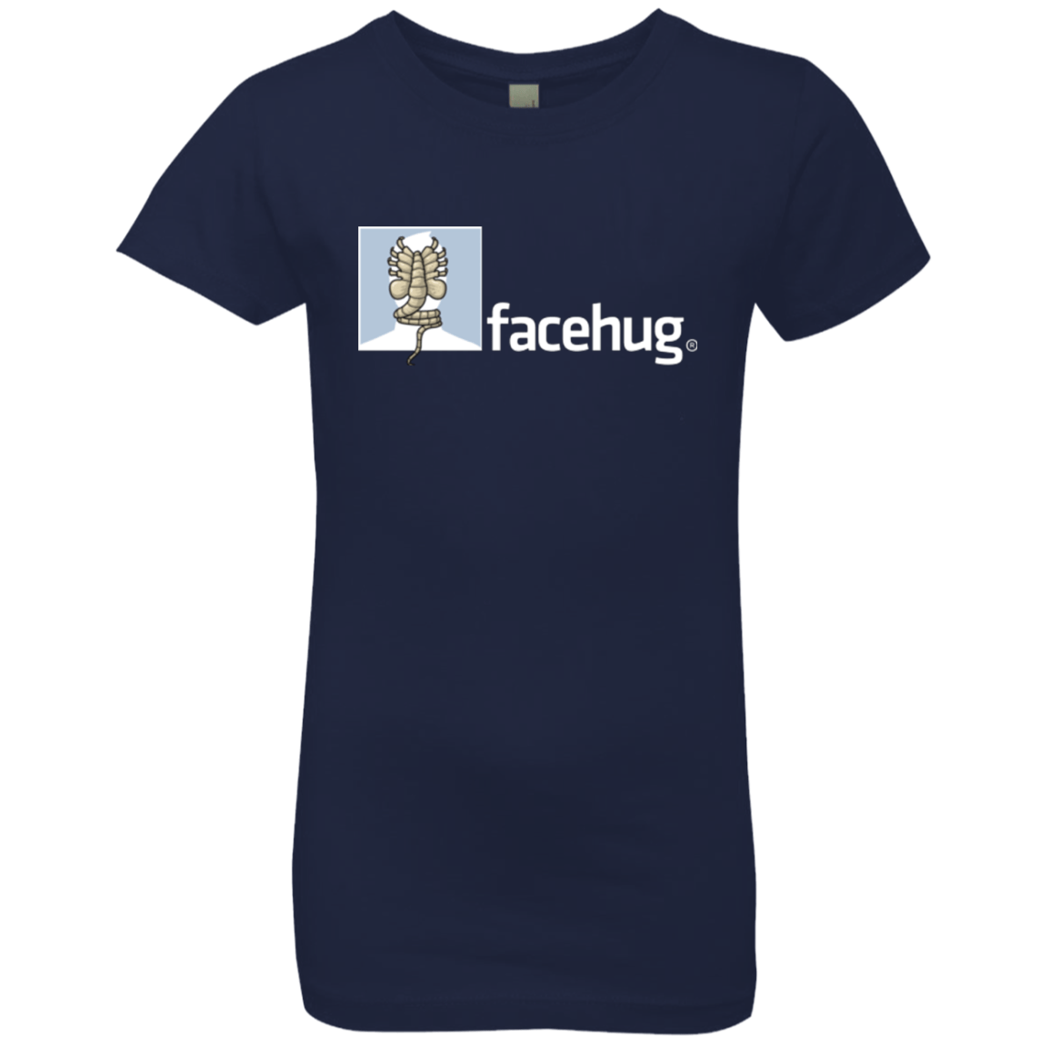 T-Shirts Midnight Navy / YXS FACEHUG Girls Premium T-Shirt