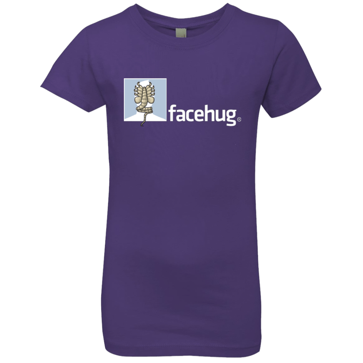 T-Shirts Purple Rush / YXS FACEHUG Girls Premium T-Shirt