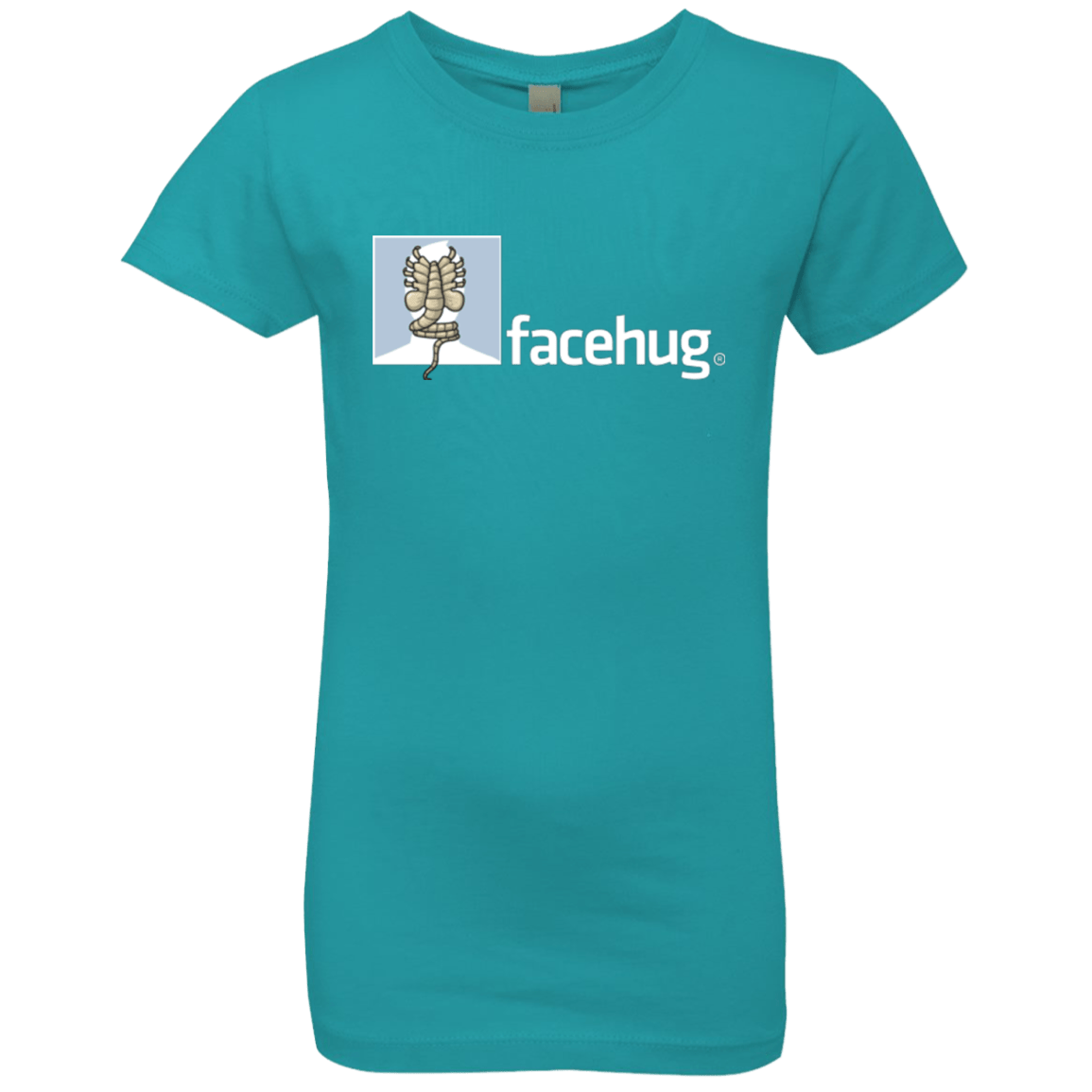 T-Shirts Tahiti Blue / YXS FACEHUG Girls Premium T-Shirt