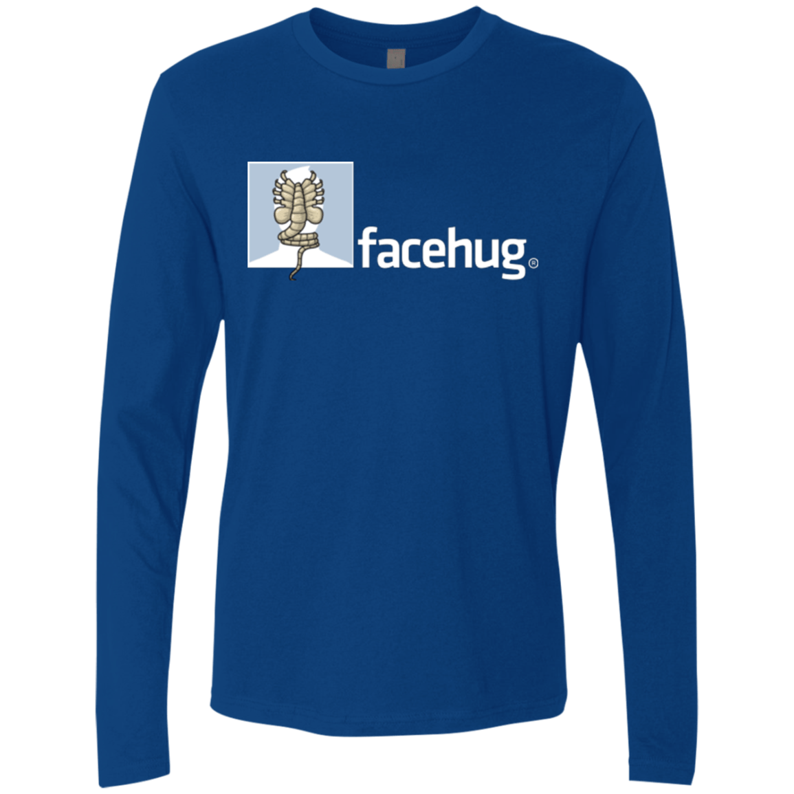T-Shirts Royal / Small FACEHUG Men's Premium Long Sleeve
