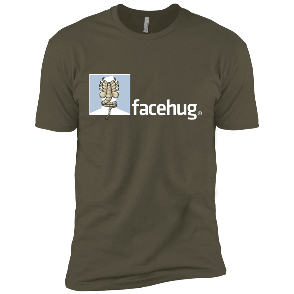 T-Shirts Military Green / X-Small FACEHUG Men's Premium T-Shirt
