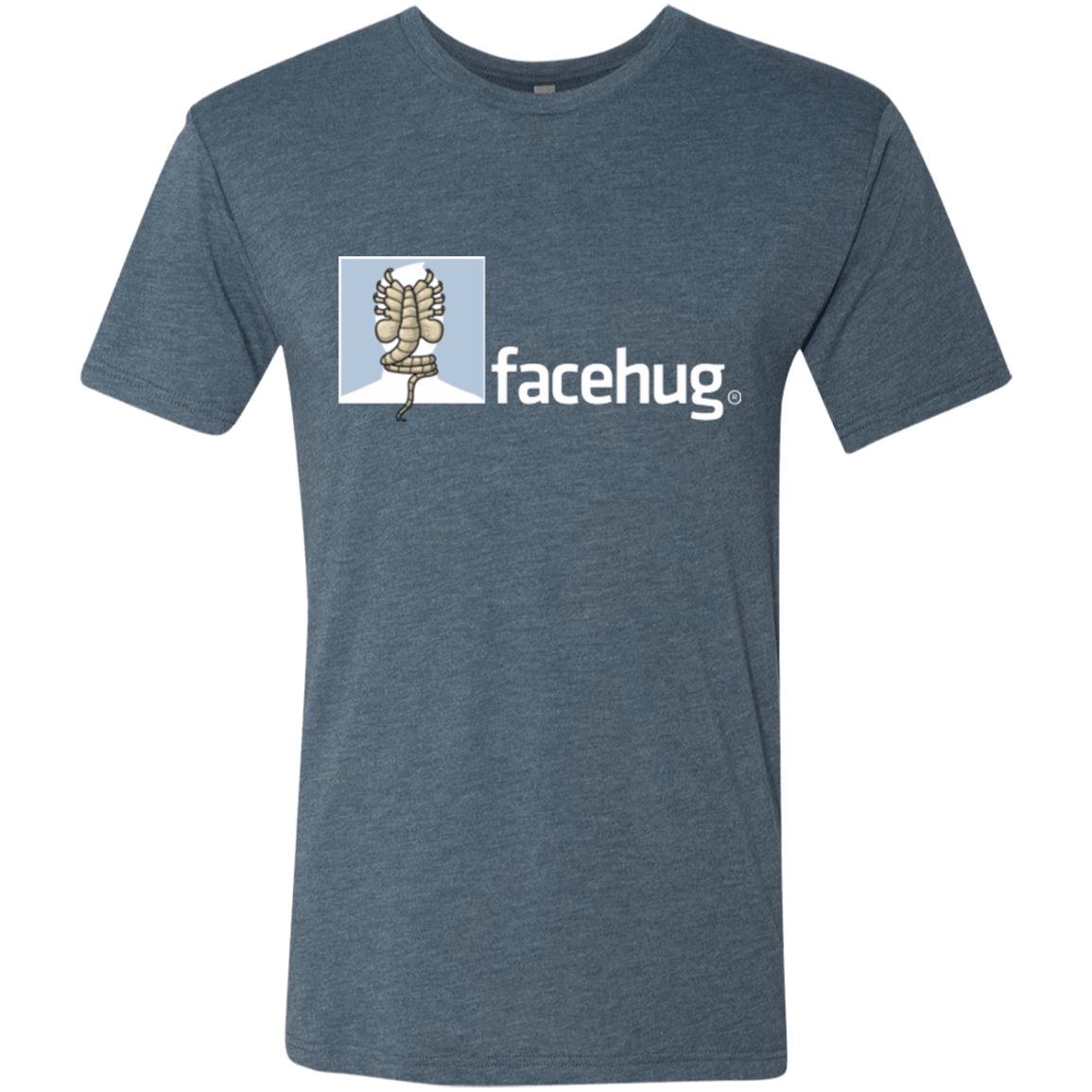 T-Shirts Indigo / Small FACEHUG Men's Triblend T-Shirt