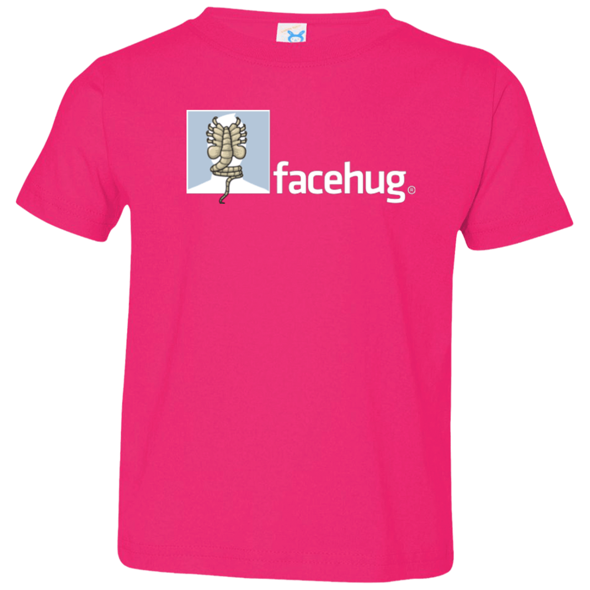 T-Shirts Hot Pink / 2T FACEHUG Toddler Premium T-Shirt