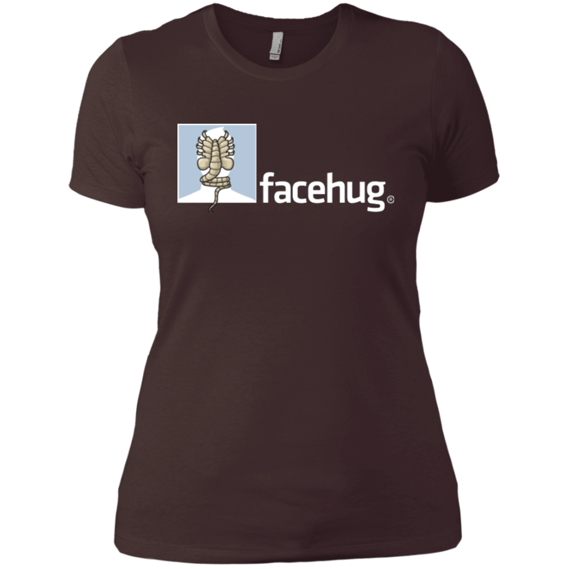 T-Shirts Dark Chocolate / X-Small FACEHUG Women's Premium T-Shirt