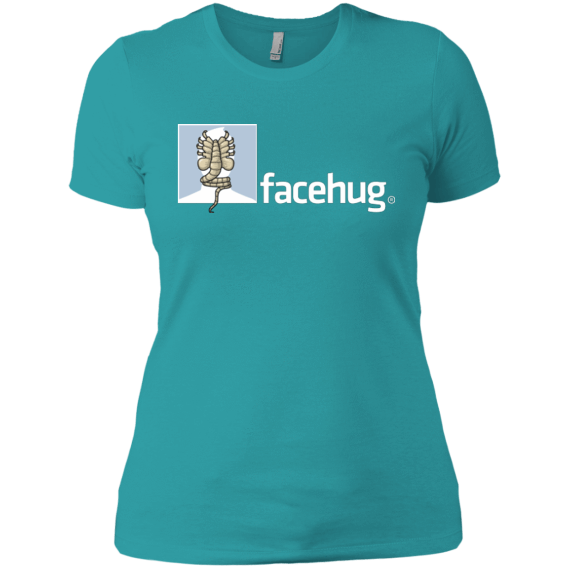 T-Shirts Tahiti Blue / X-Small FACEHUG Women's Premium T-Shirt
