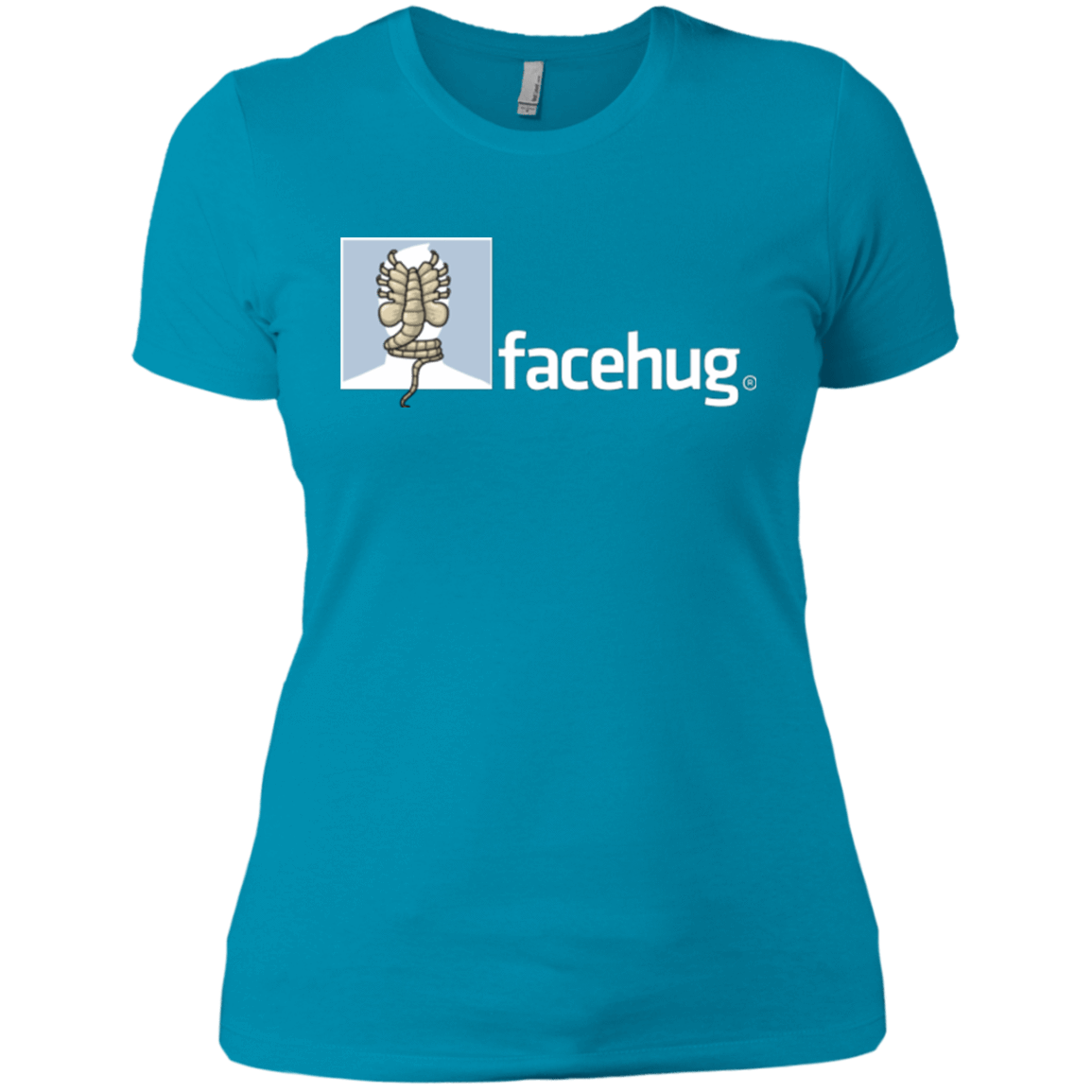 T-Shirts Turquoise / X-Small FACEHUG Women's Premium T-Shirt