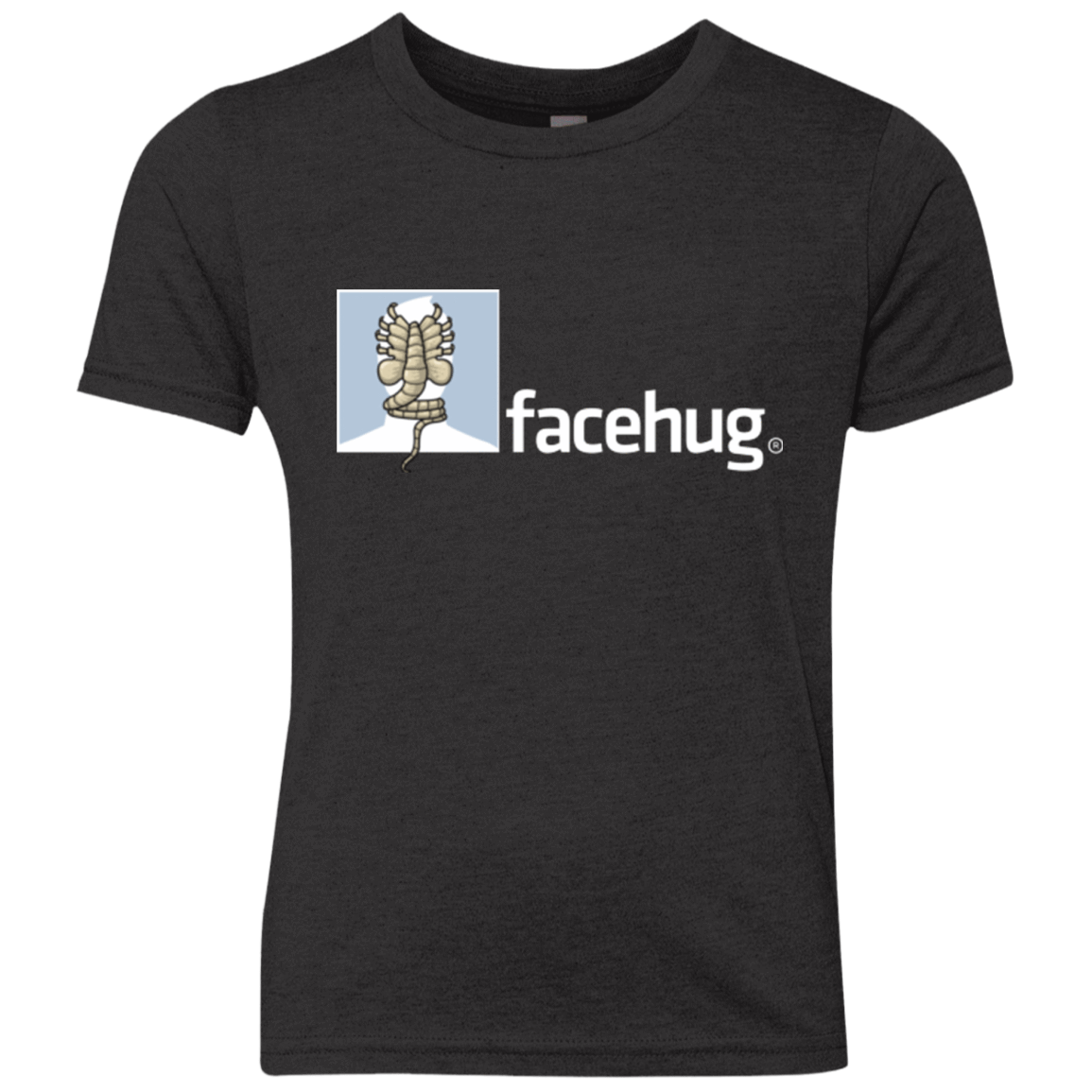 T-Shirts Vintage Black / YXS FACEHUG Youth Triblend T-Shirt