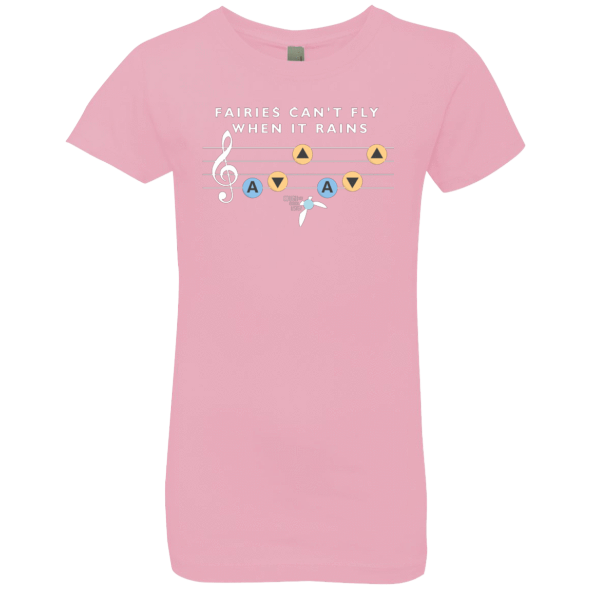 T-Shirts Light Pink / YXS Fairies Can't Fly When It Rains Girls Premium T-Shirt