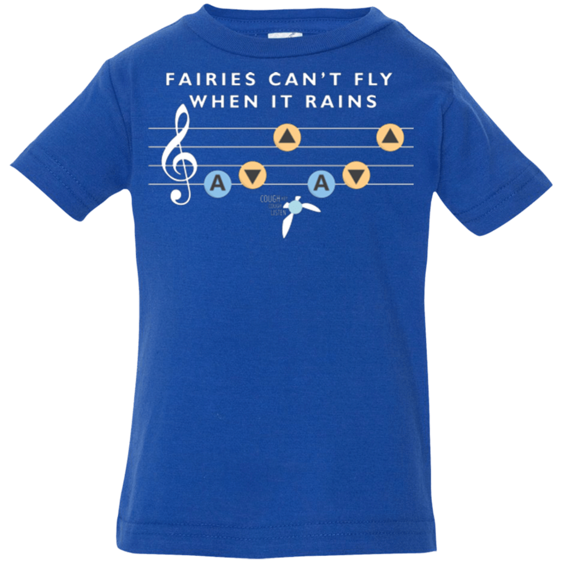 T-Shirts Royal / 6 Months Fairies Can't Fly When It Rains Infant Premium T-Shirt