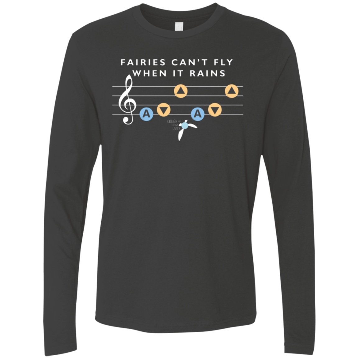 Fairies Can't Fly When It Rains Men's Premium Long Sleeve