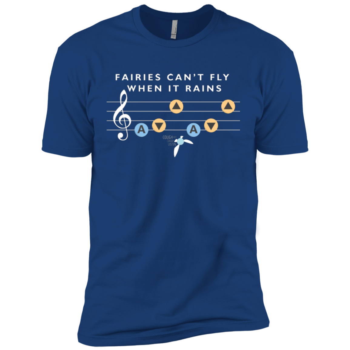 T-Shirts Royal / X-Small Fairies Can't Fly When It Rains Men's Premium T-Shirt