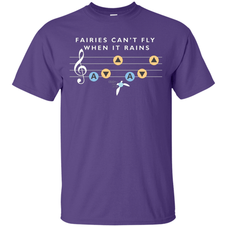 T-Shirts Purple / Small Fairies Can't Fly When It Rains T-Shirt