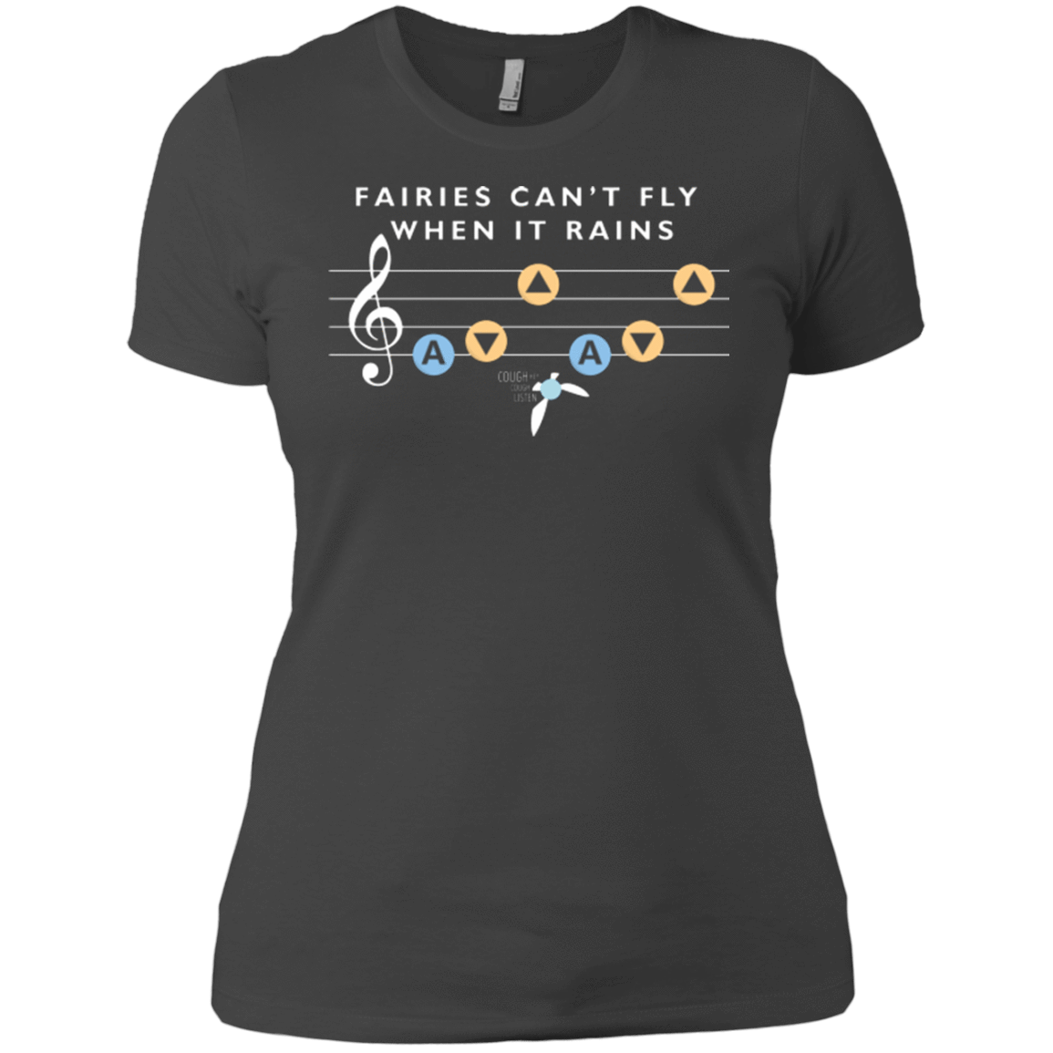 T-Shirts Heavy Metal / X-Small Fairies Can't Fly When It Rains Women's Premium T-Shirt
