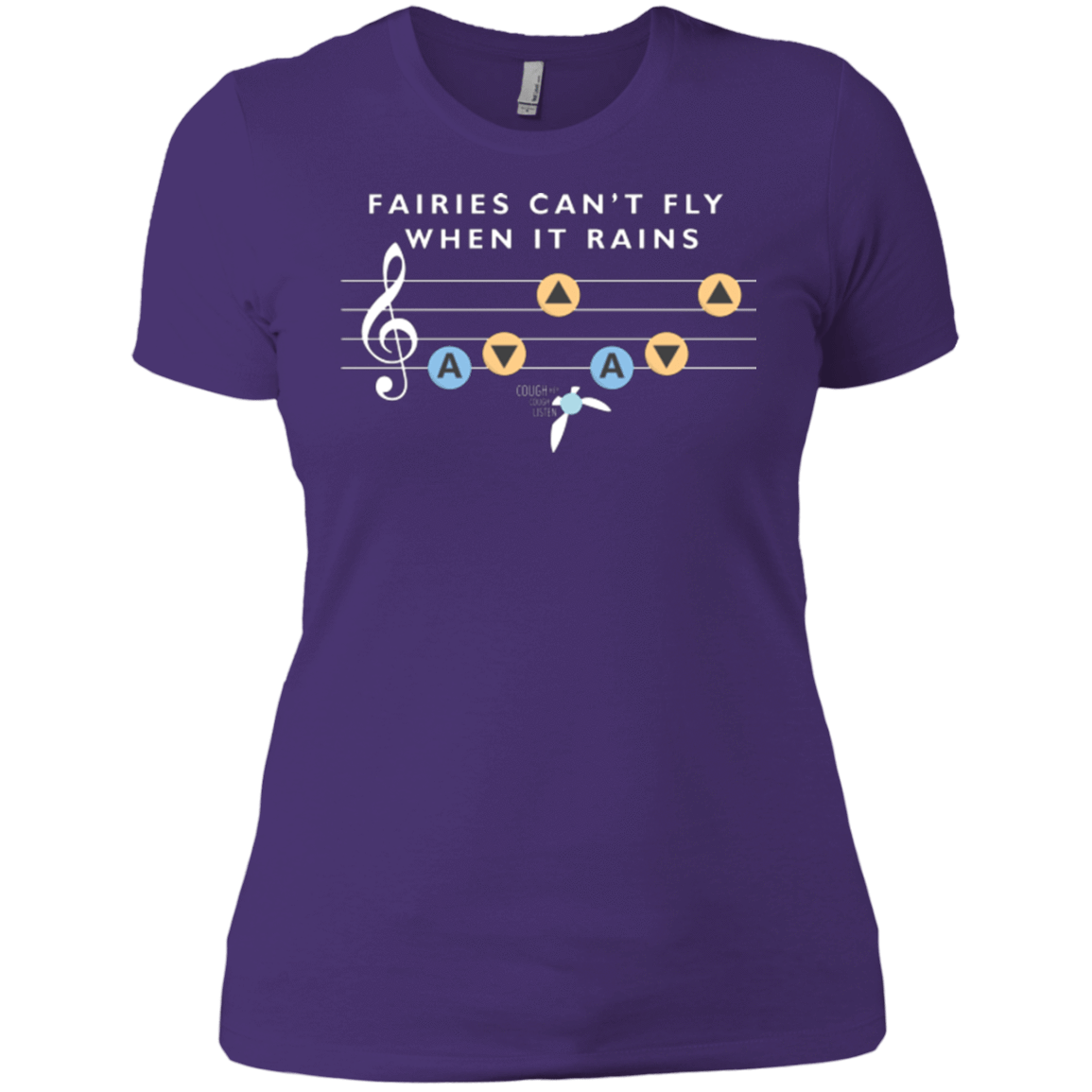 T-Shirts Purple / X-Small Fairies Can't Fly When It Rains Women's Premium T-Shirt