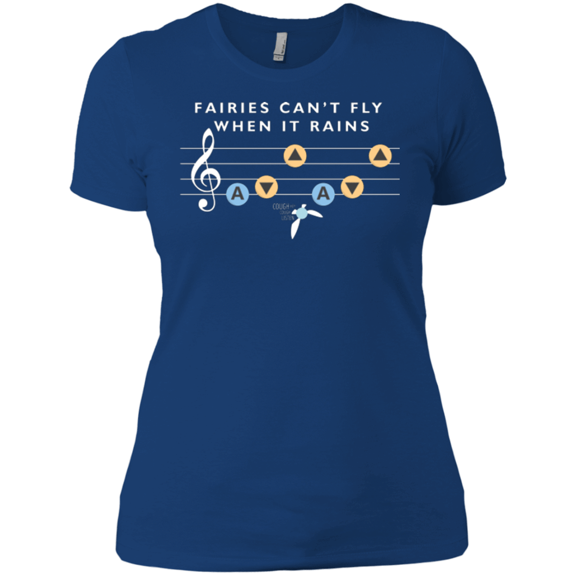 T-Shirts Royal / X-Small Fairies Can't Fly When It Rains Women's Premium T-Shirt