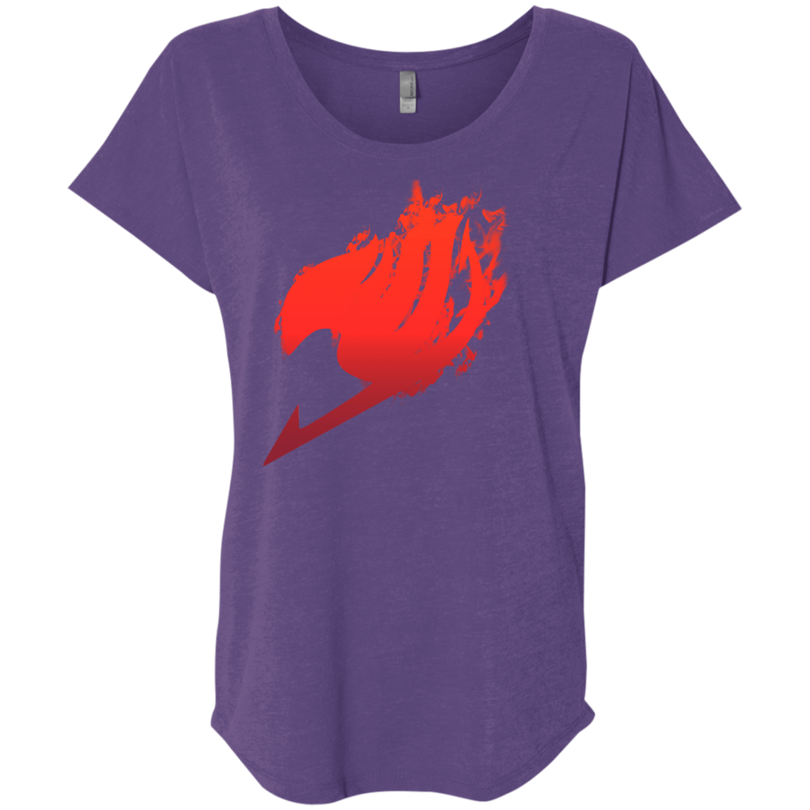 T-Shirts Purple Rush / X-Small Fairy Tale Triblend Dolman Sleeve