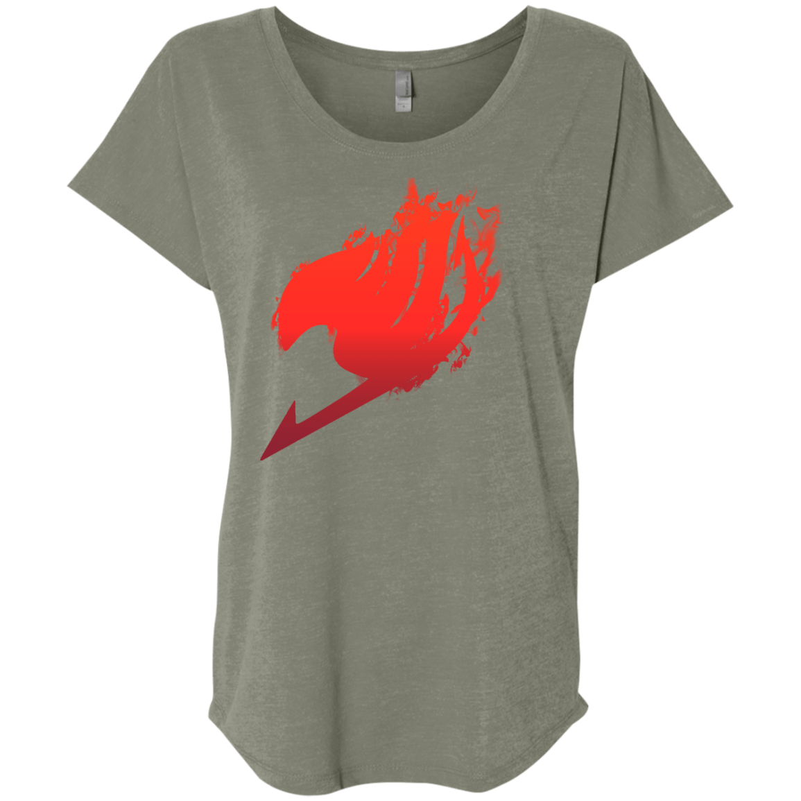 T-Shirts Venetian Grey / X-Small Fairy Tale Triblend Dolman Sleeve