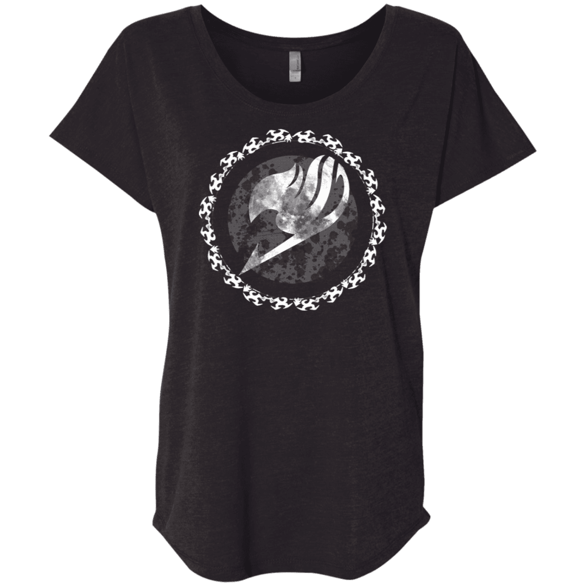 T-Shirts Vintage Black / X-Small Fairytail Triblend Dolman Sleeve