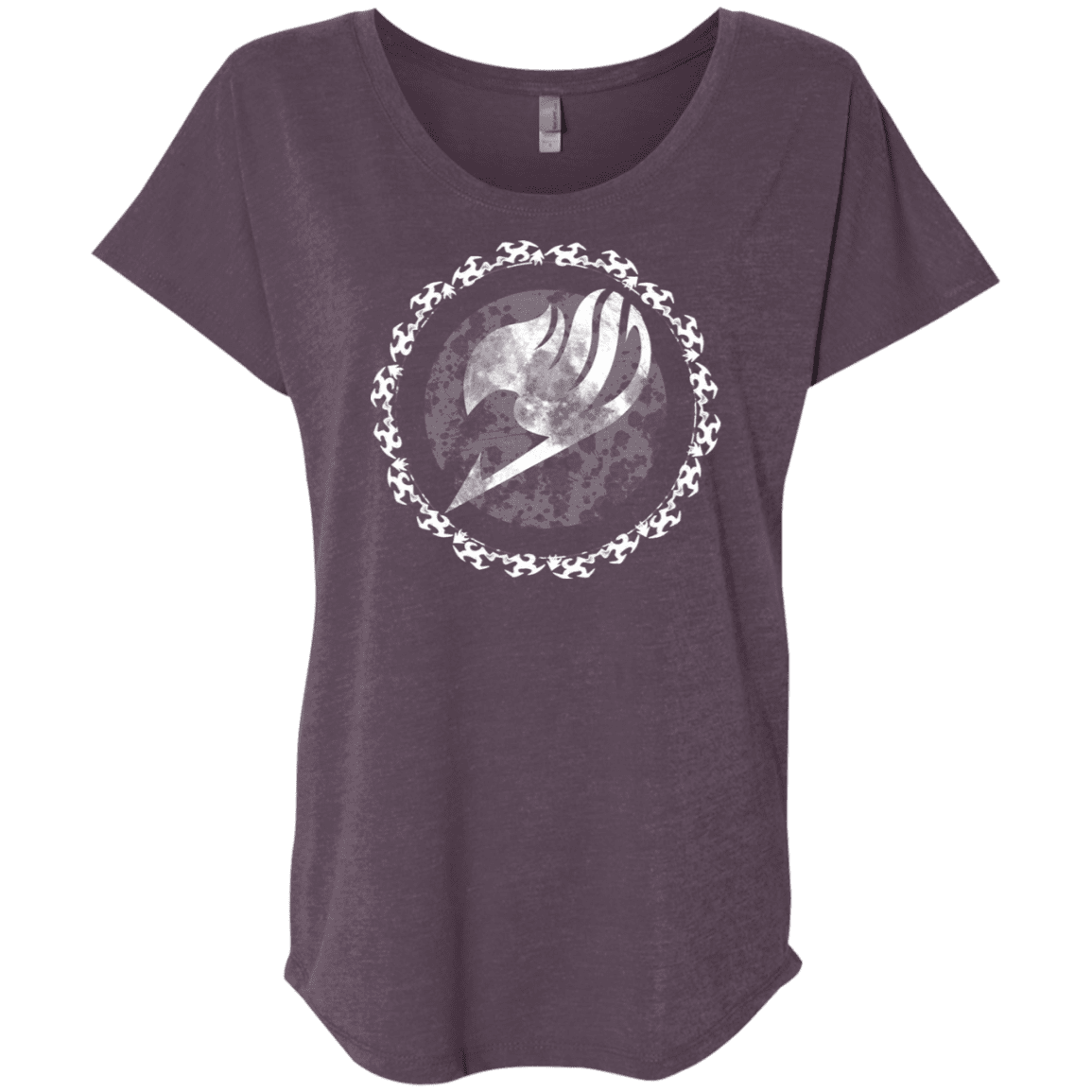 T-Shirts Vintage Purple / X-Small Fairytail Triblend Dolman Sleeve