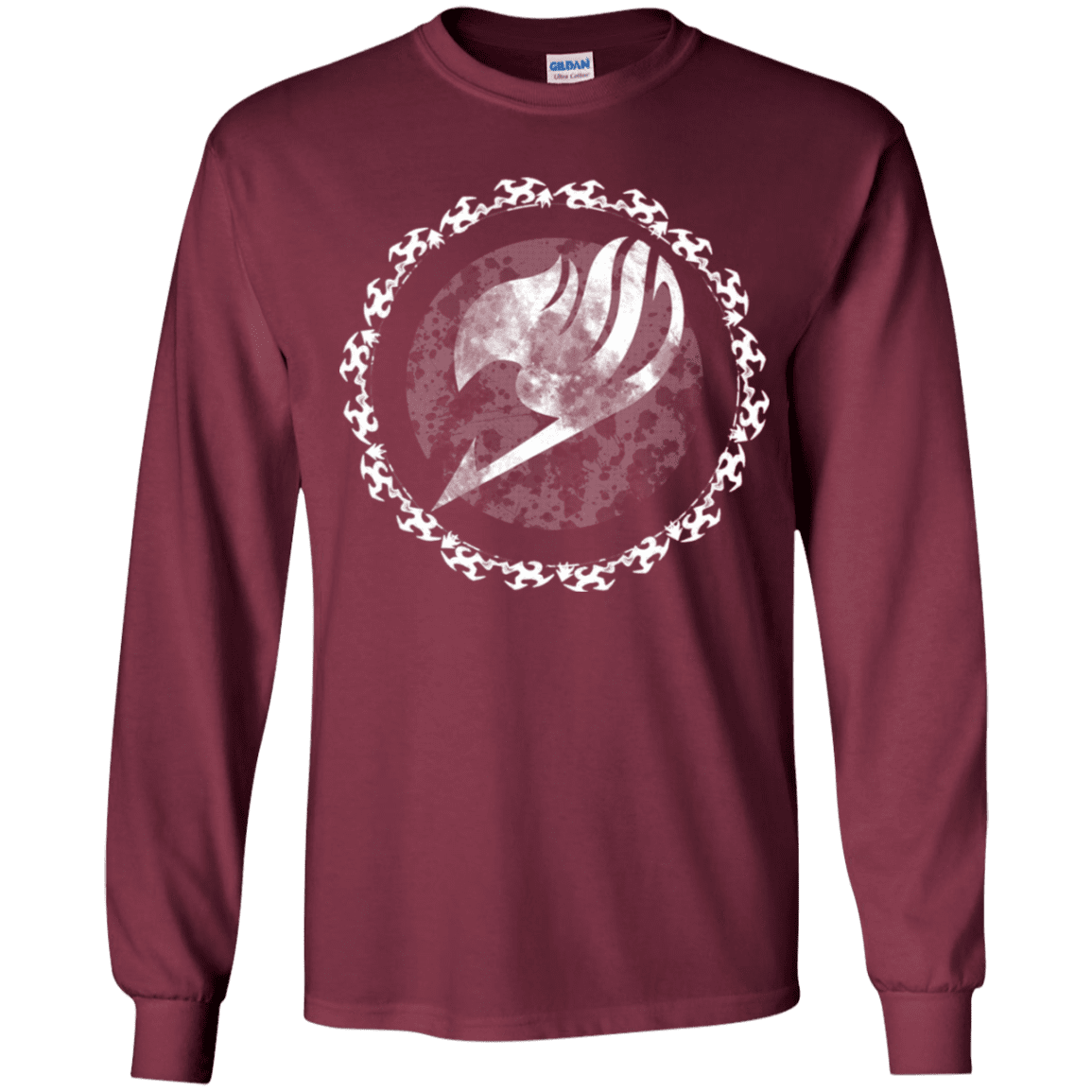 T-Shirts Maroon / YS Fairytail Youth Long Sleeve T-Shirt